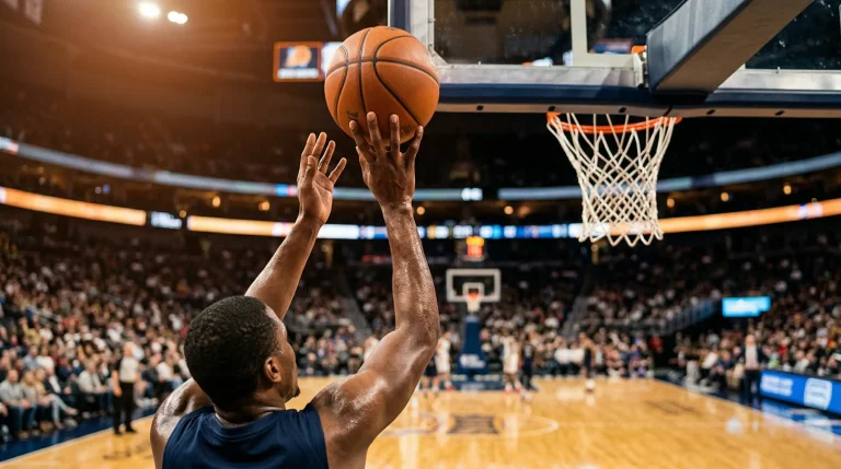 Apuestas a puntos de un jugador NBA con ejemplo de línea over under